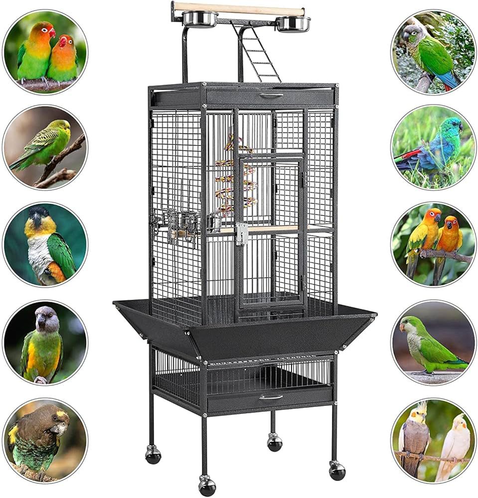 Foldable Metal Bird Cage - Image 4