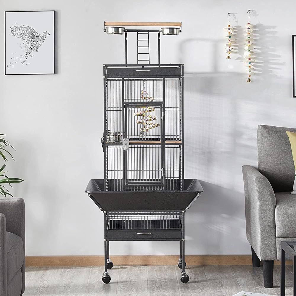 Foldable Metal Bird Cage